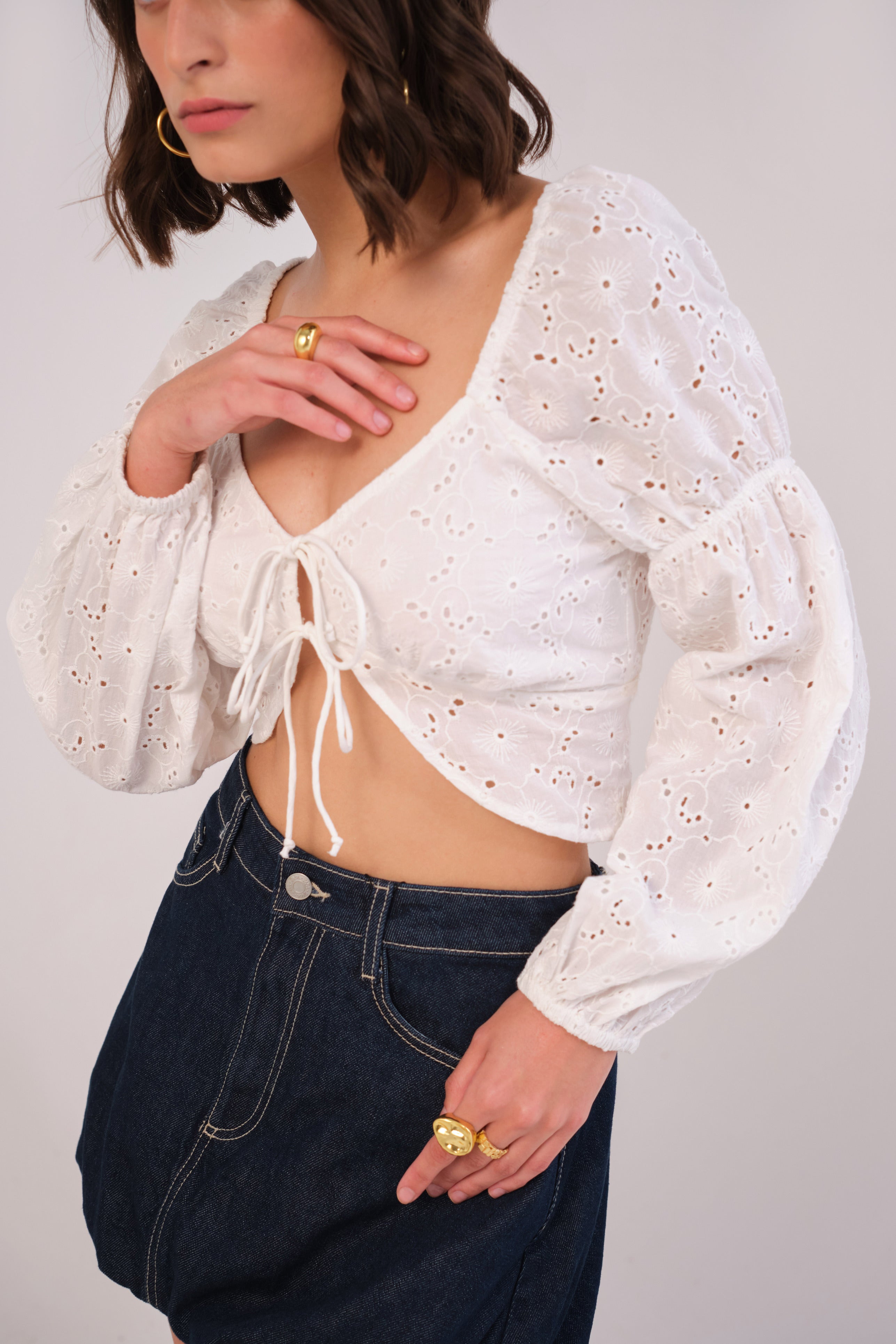 WHERE HAVE YOU BEEN EMBROIDERED TOP