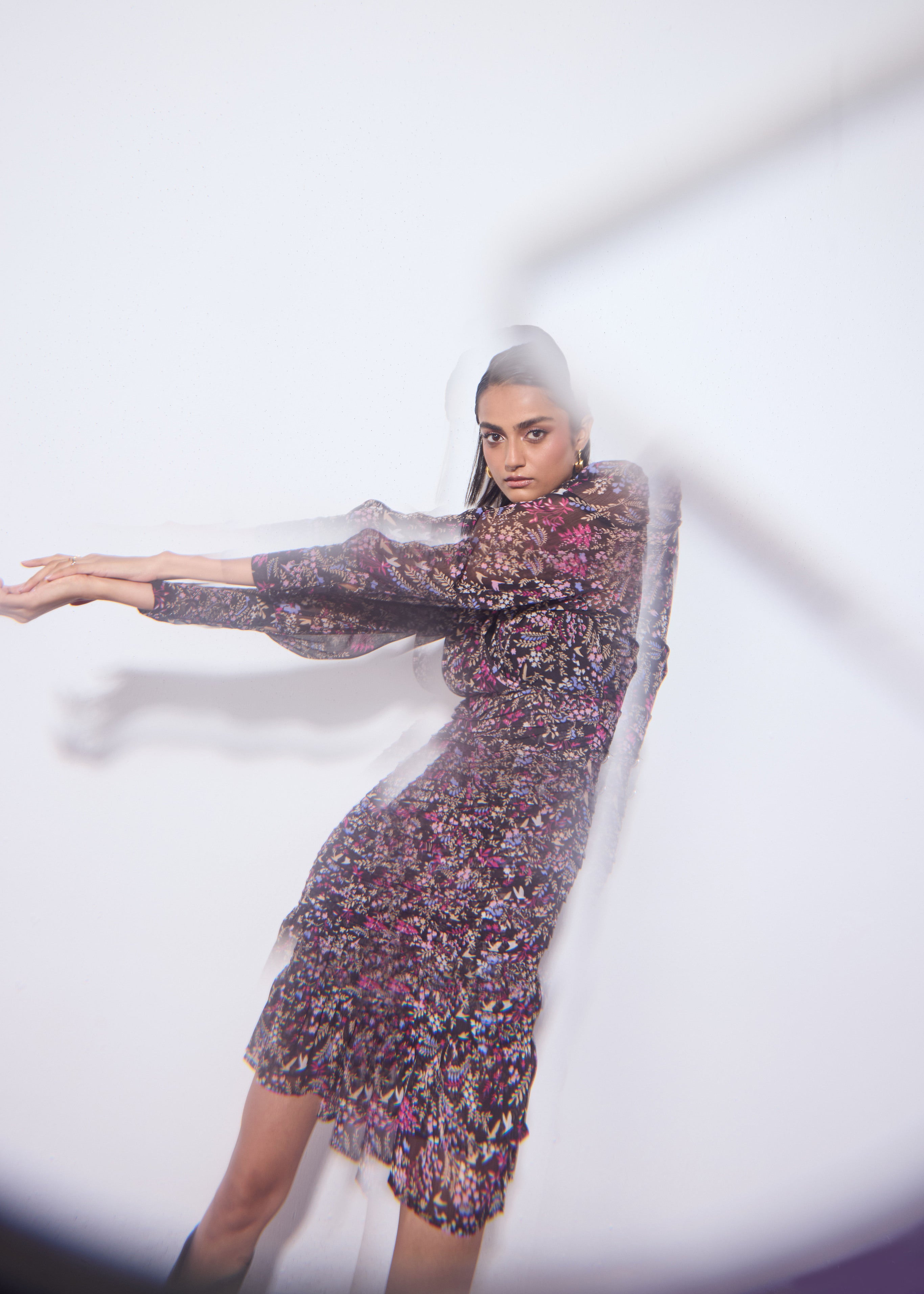 TAKE ME OUT PLEATED DRESS