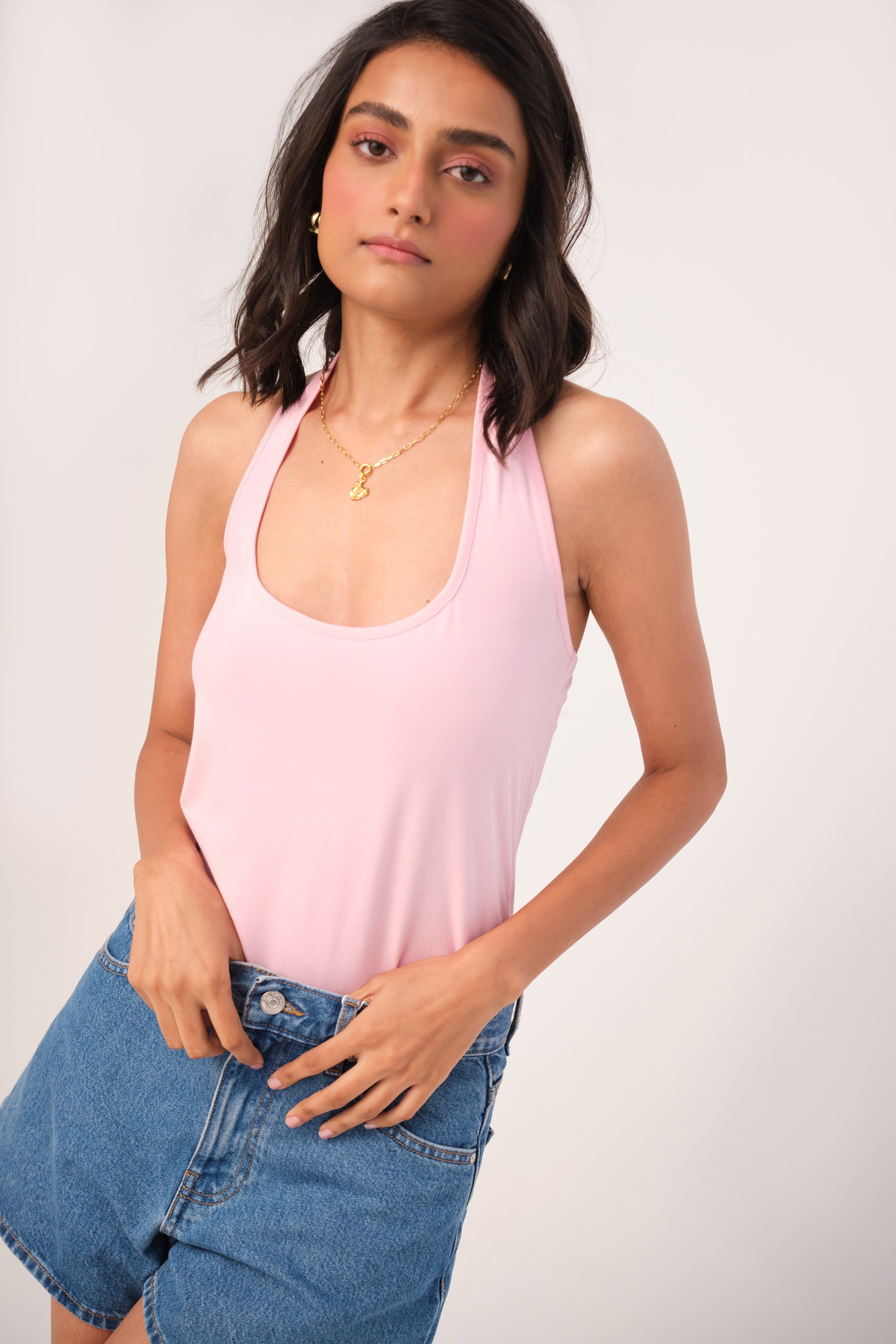 FINESSE HALTER NECK TOP