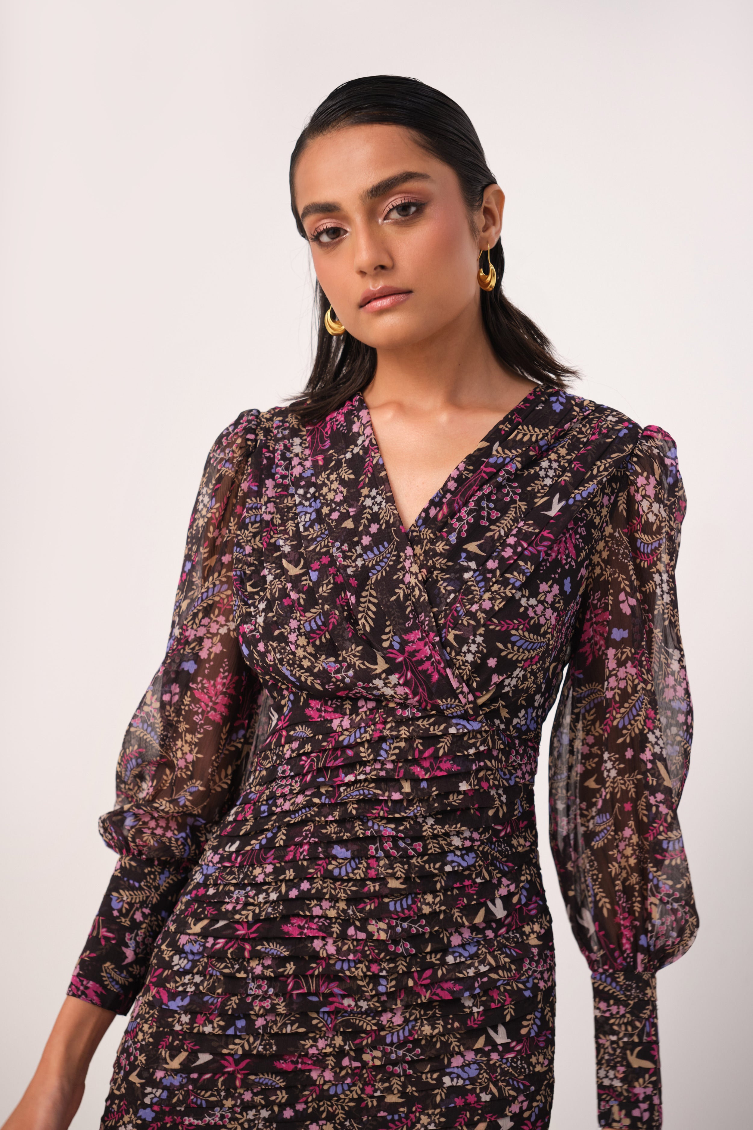 TAKE ME OUT PLEATED DRESS