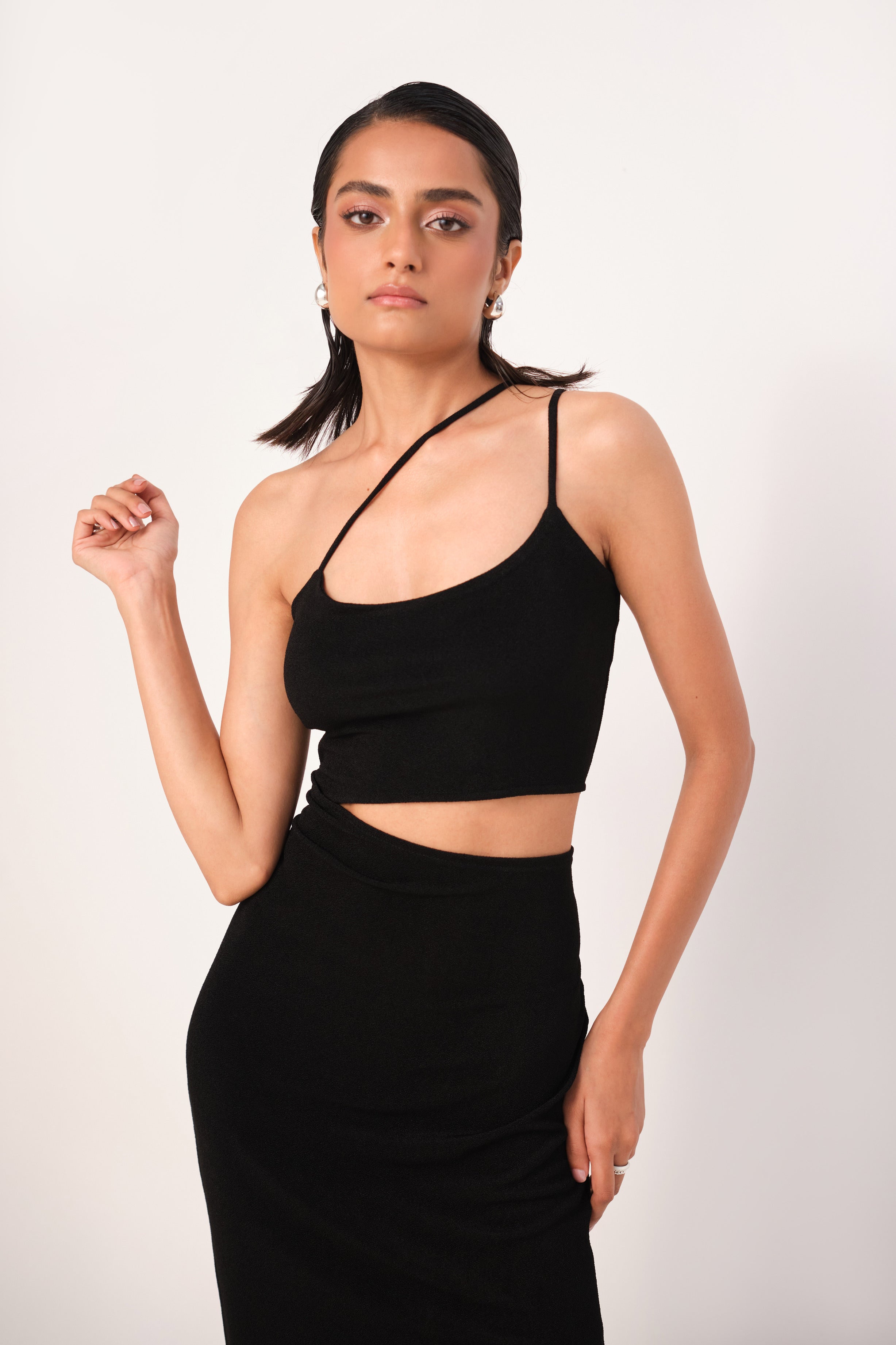 LOVE IN THE DARK CUT-OUT DRESS