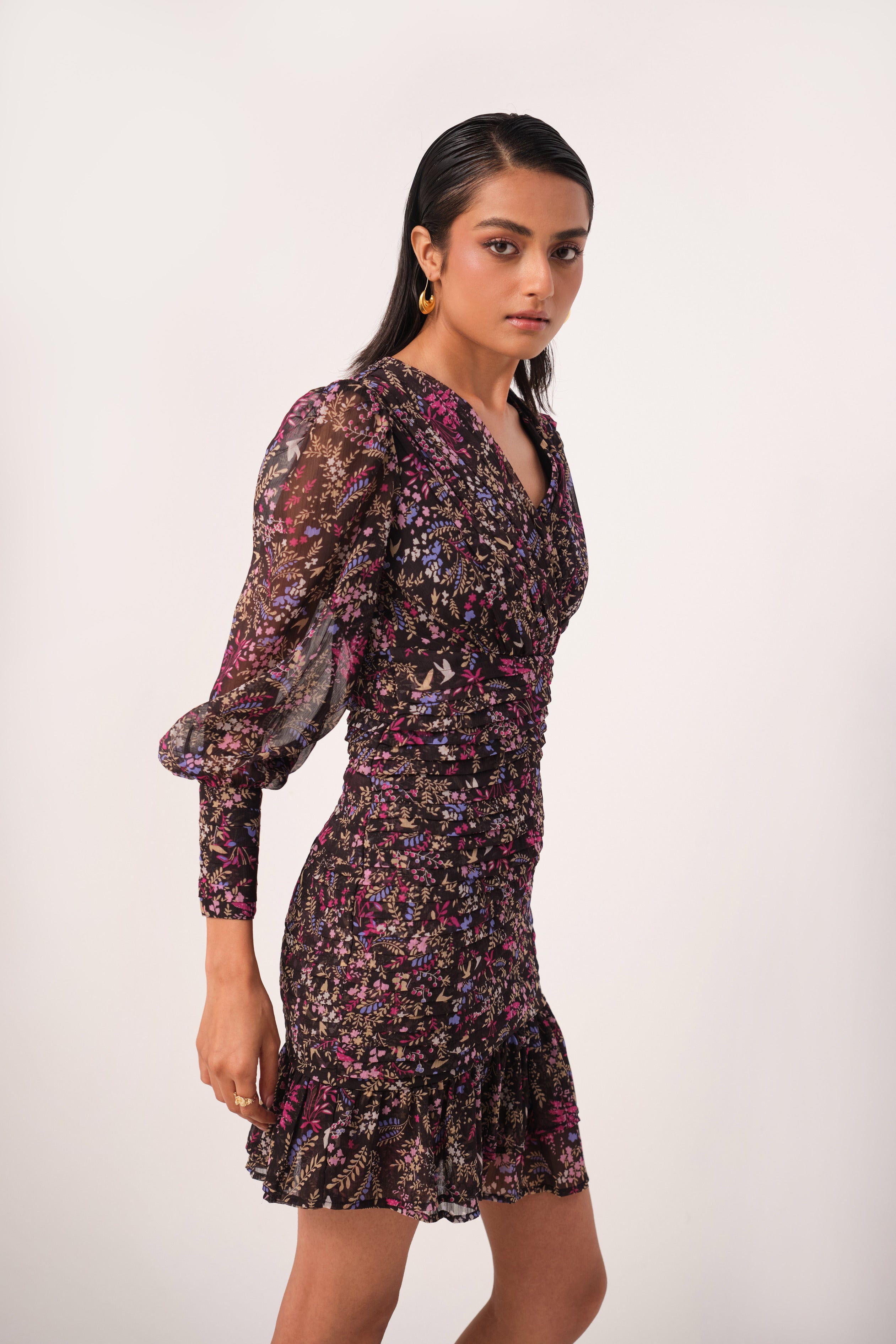 TAKE ME OUT PLEATED DRESS