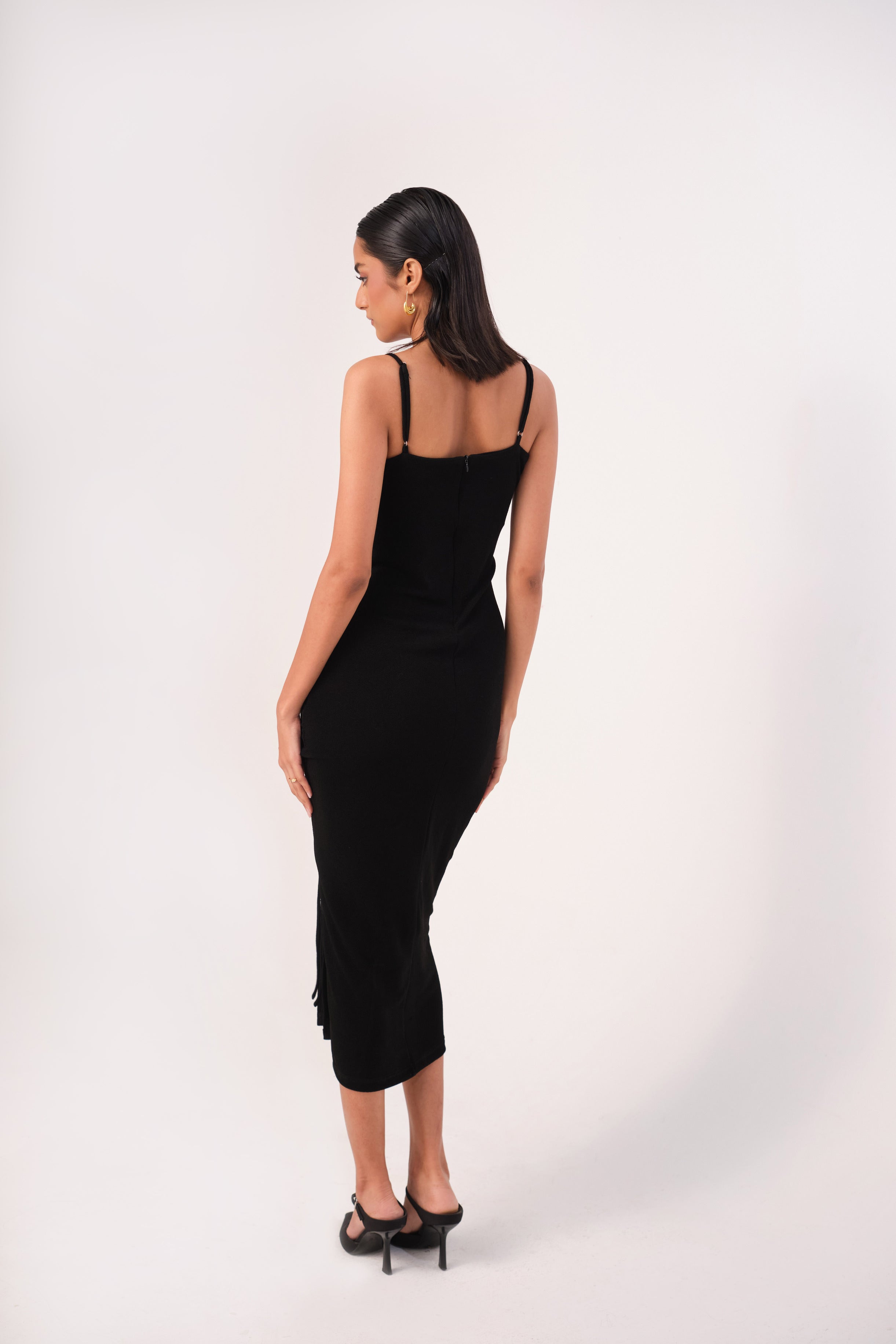 NIGHT IS YOUNG SLIT DRESS