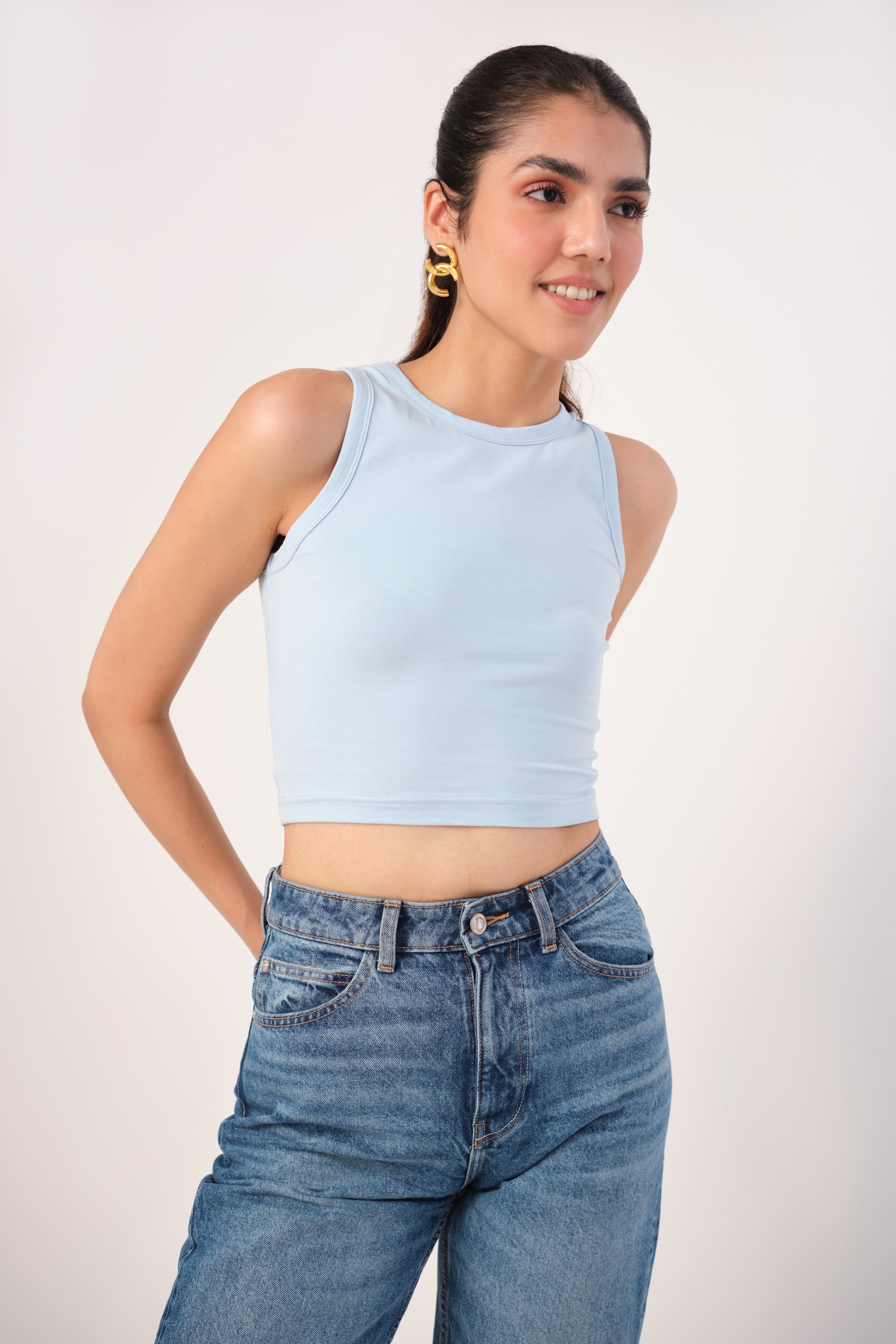 COUNT ON ME CROP TOP