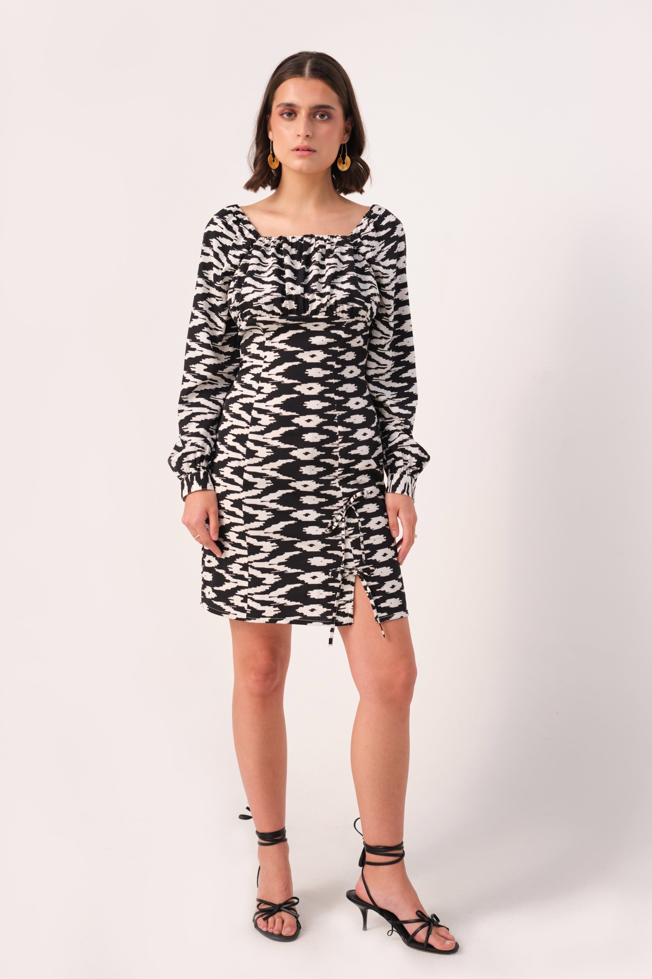 FORTNIGHT BOW DETAIL DRESS