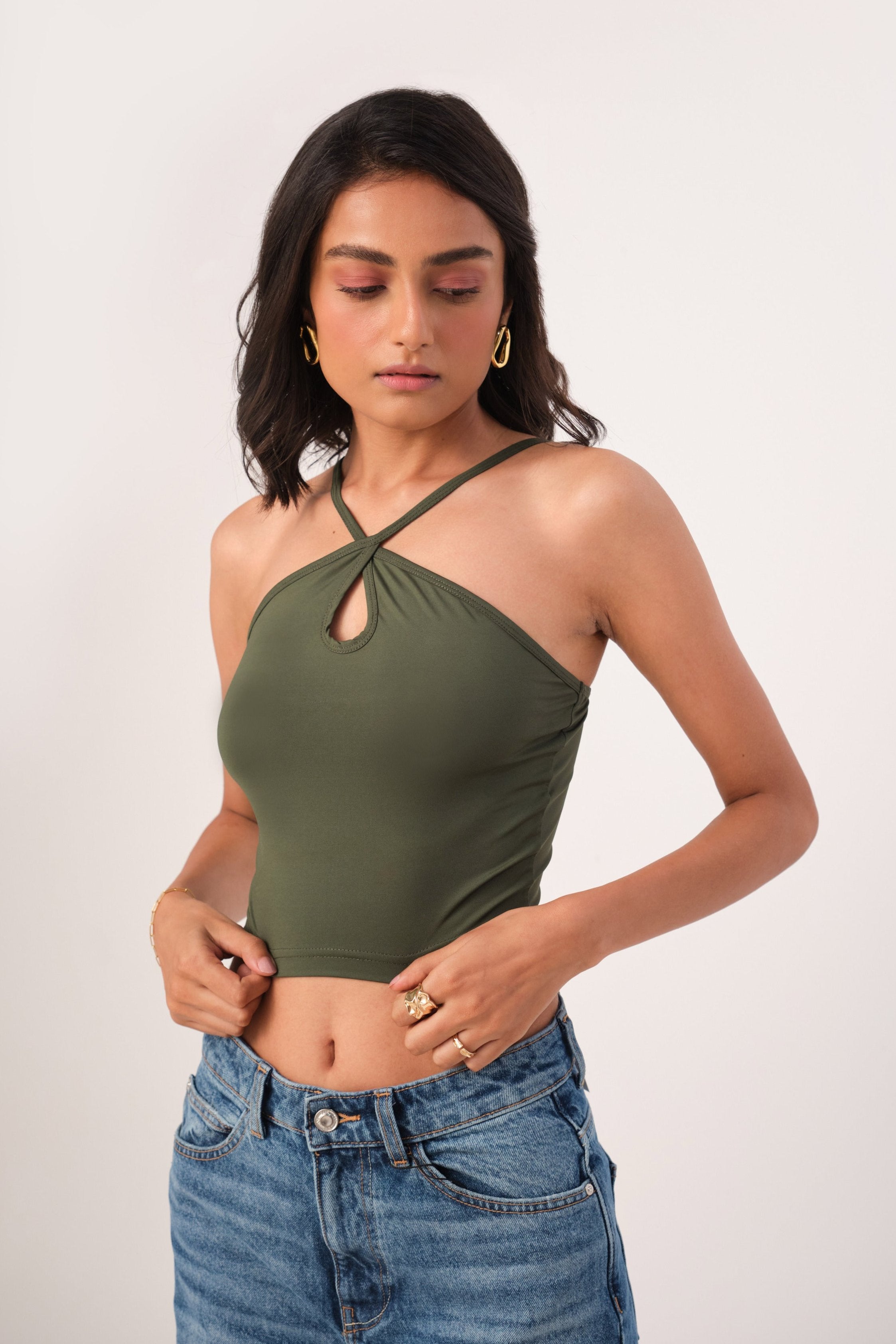 MY LITTLE LOVE KEYHOLE TOP