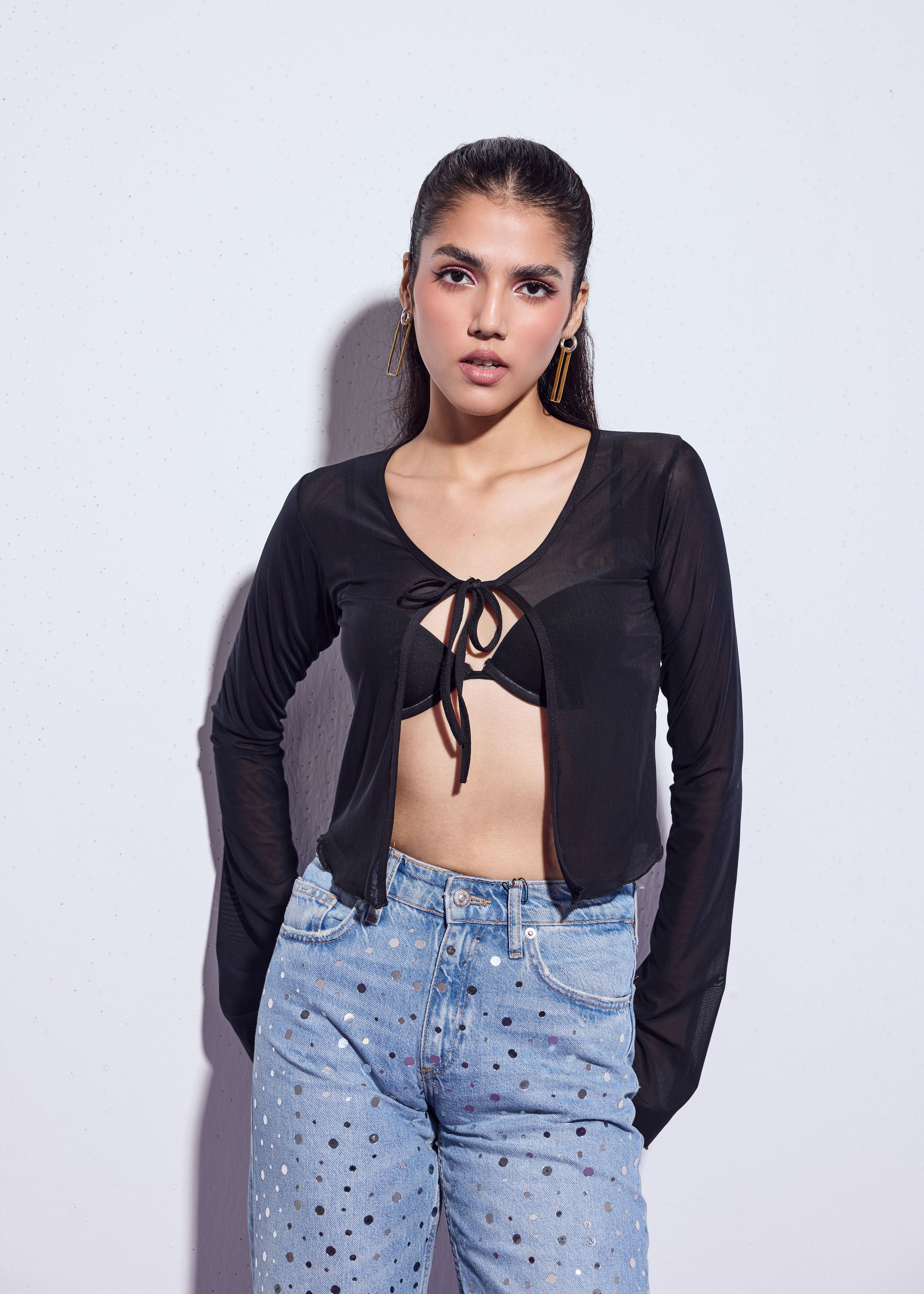 MAMMA MIA SHEER BLOUSE