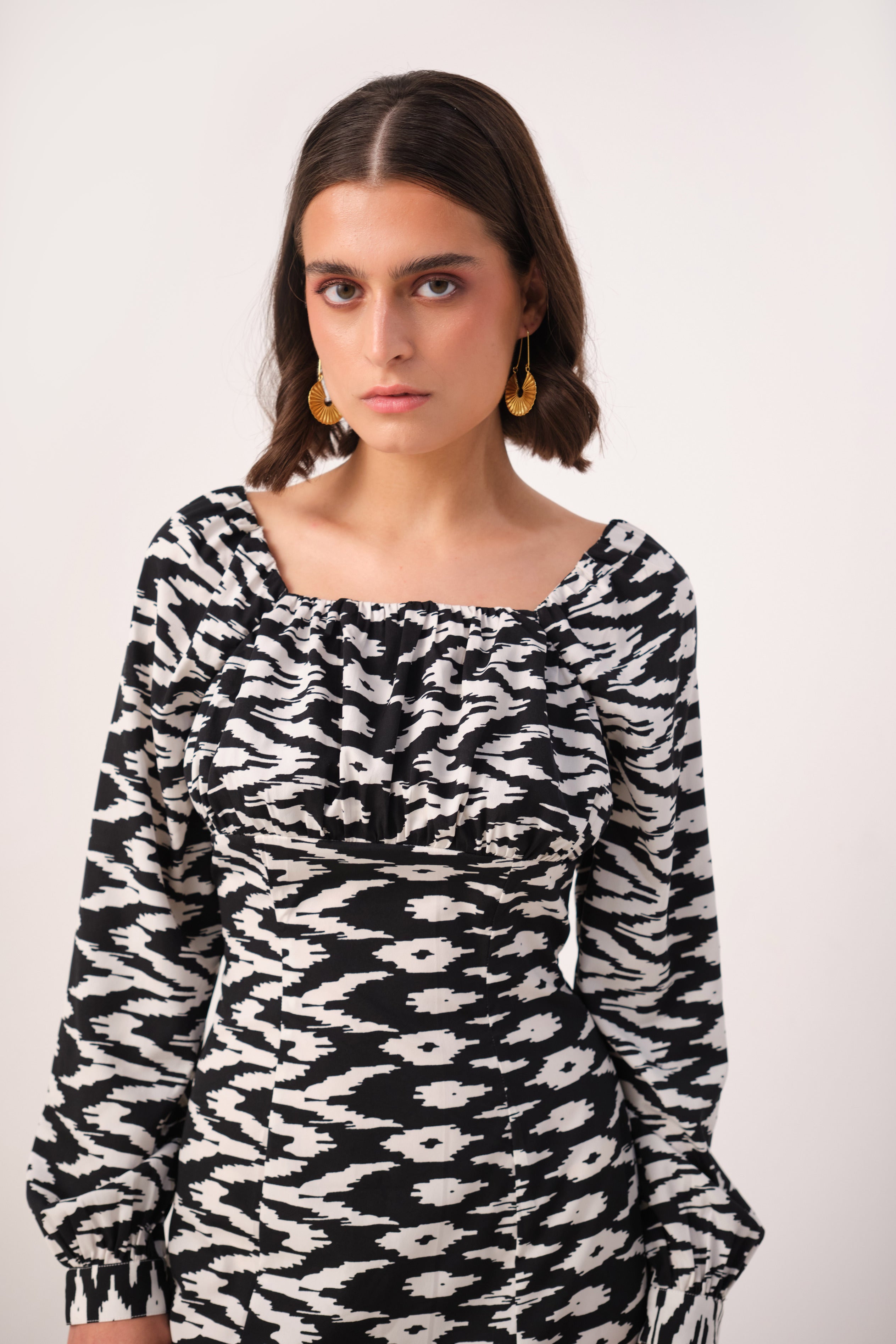 FORTNIGHT BOW DETAIL DRESS