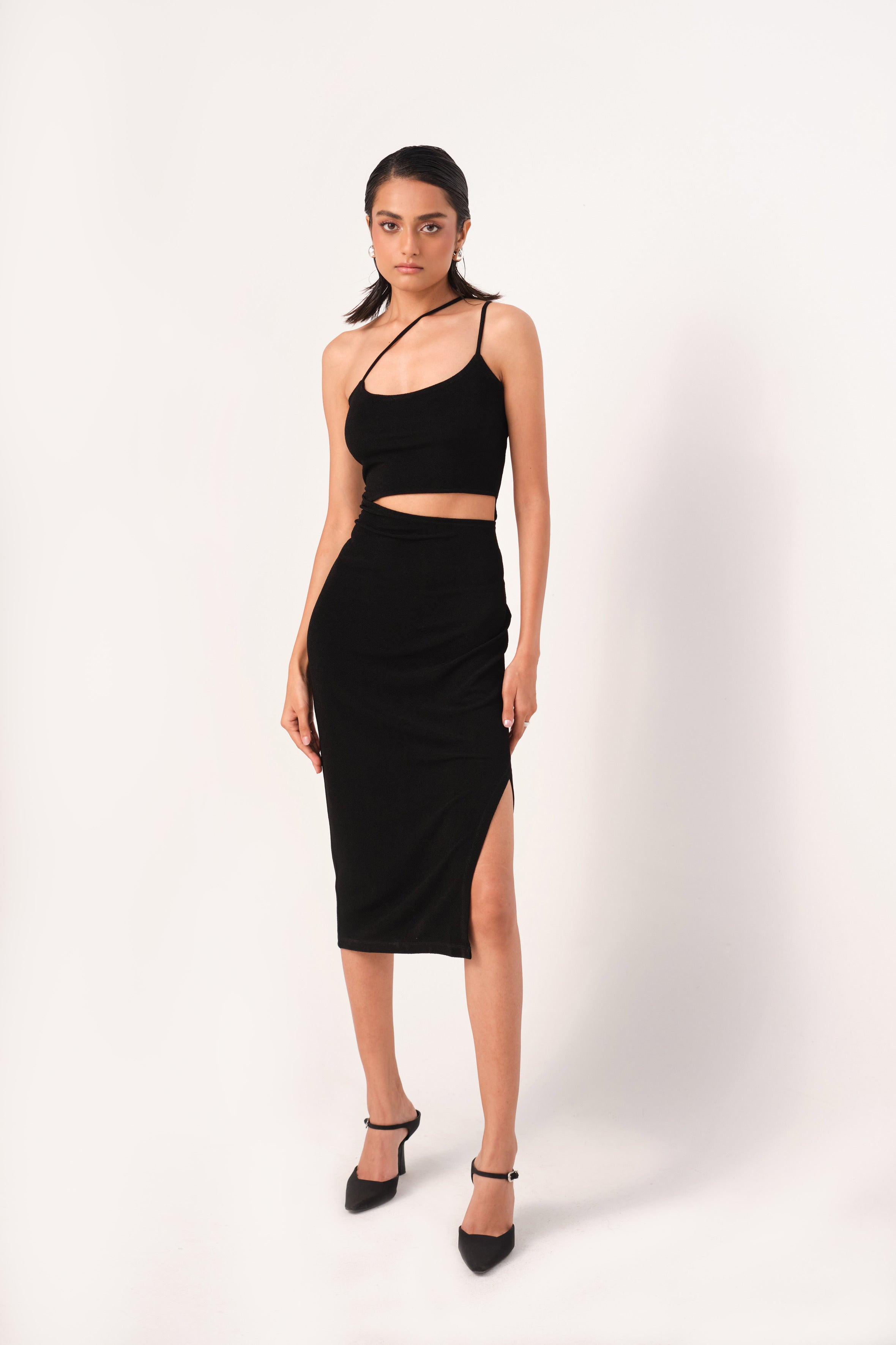 LOVE IN THE DARK CUT-OUT DRESS