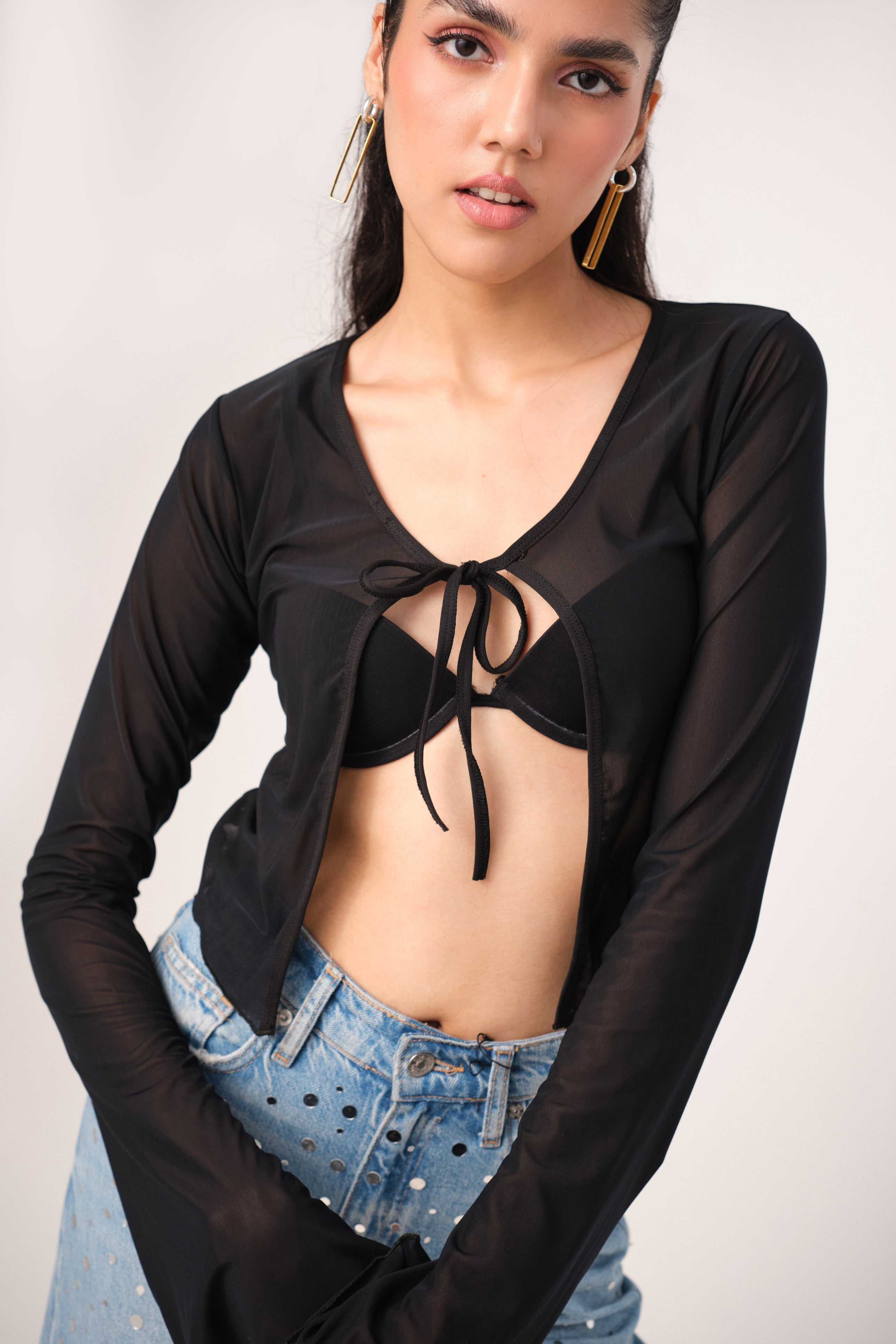 MAMMA MIA SHEER BLOUSE