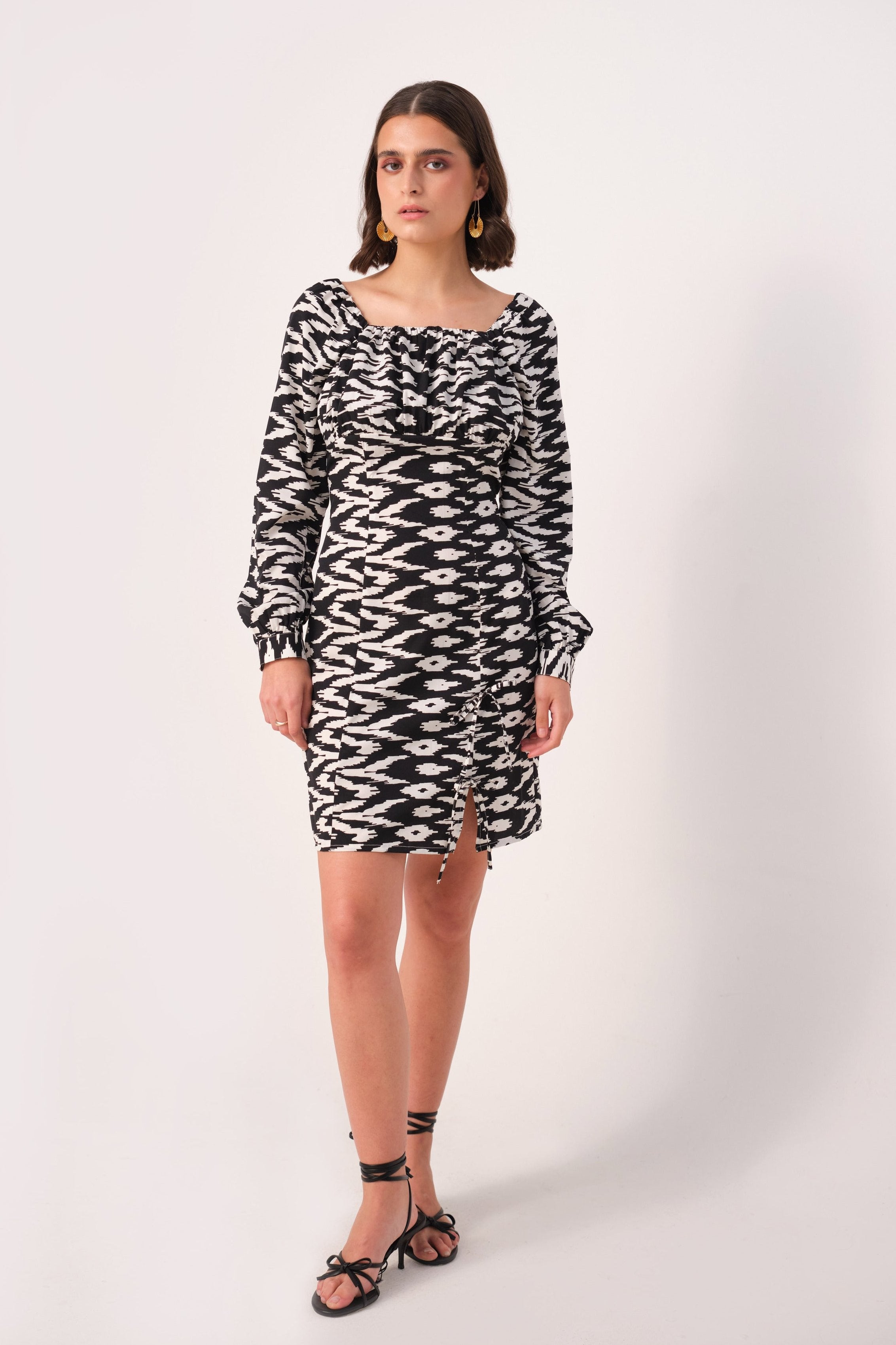 FORTNIGHT BOW DETAIL DRESS