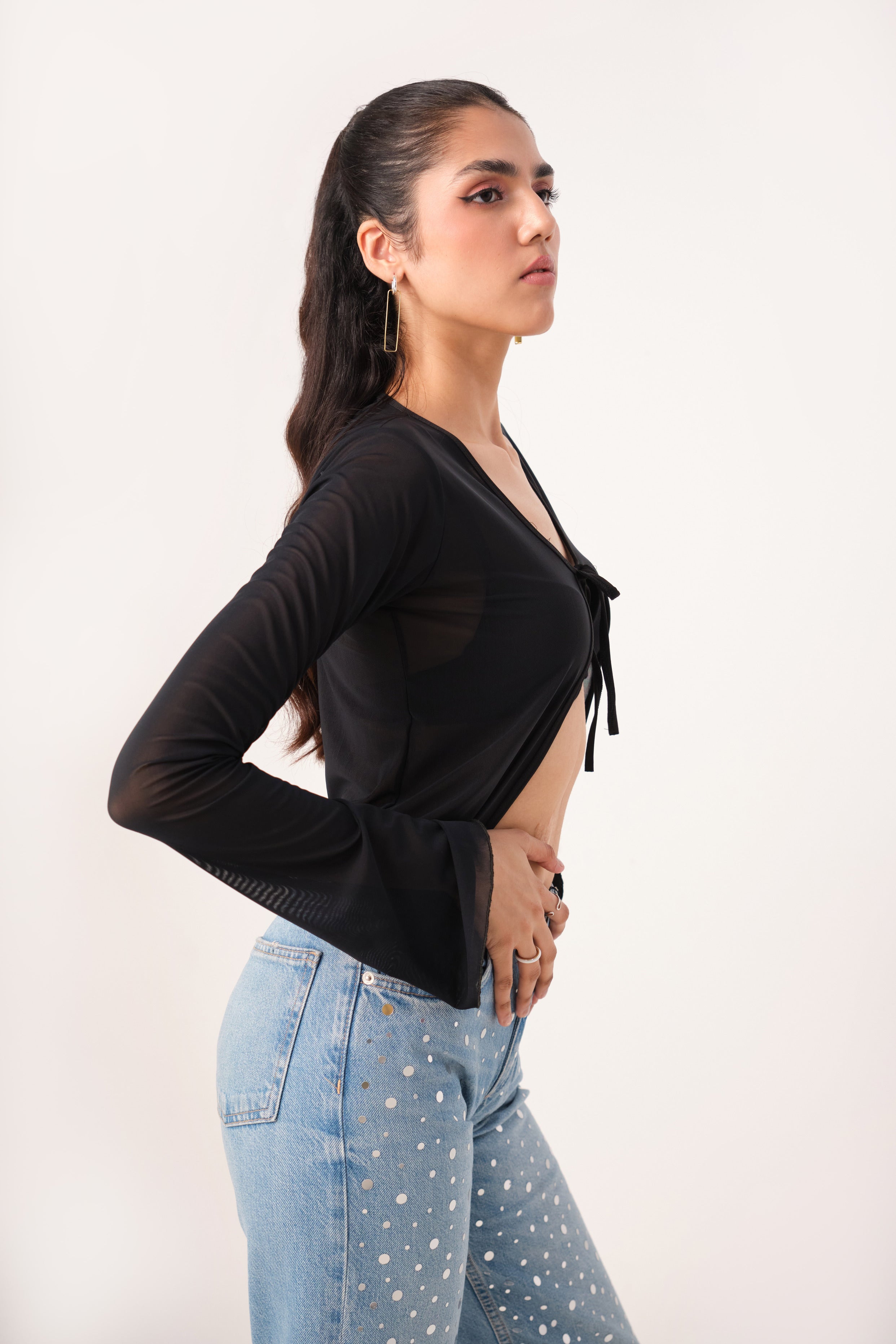 MAMMA MIA SHEER BLOUSE
