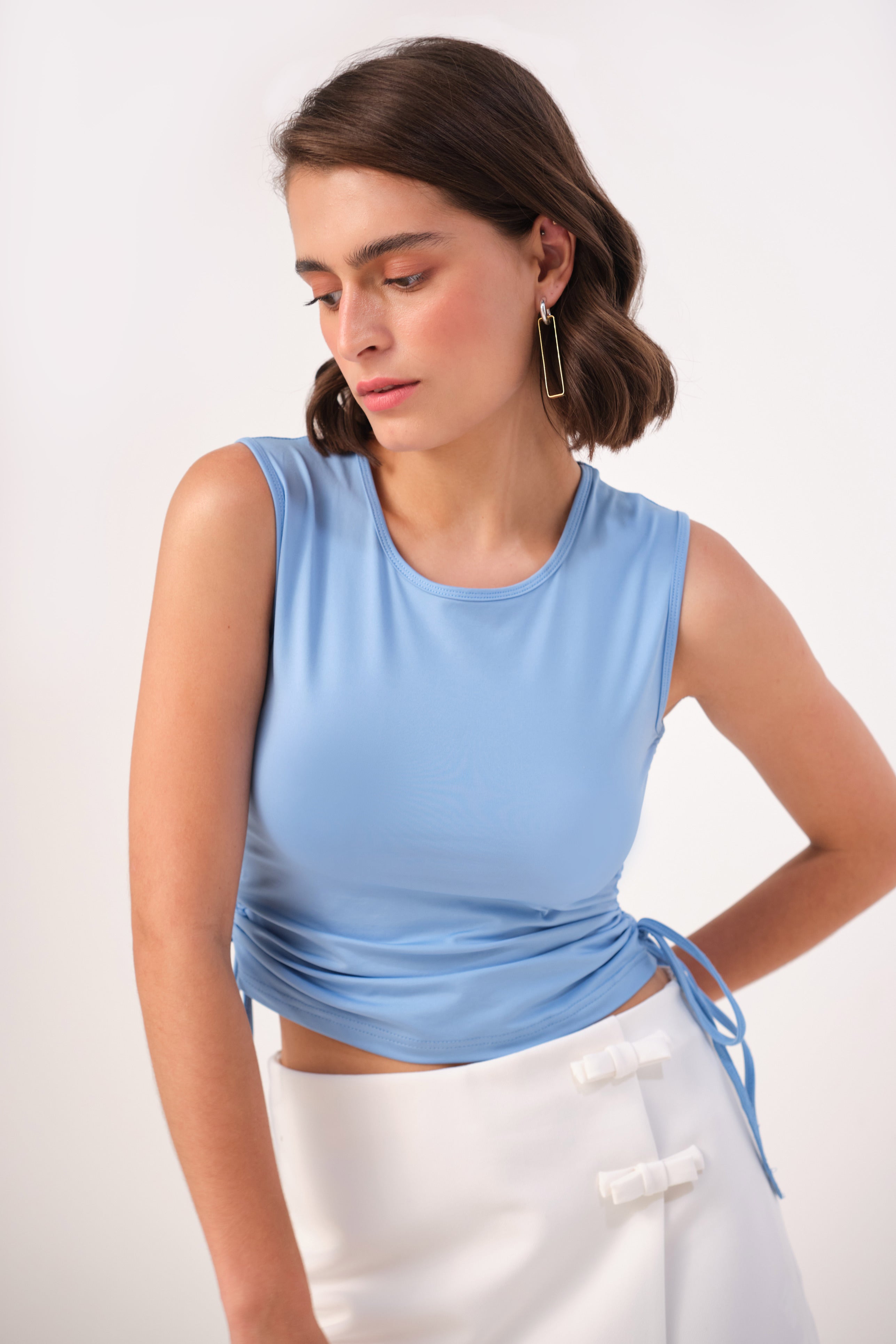 FLY AS ME DRAWSTRING TOP