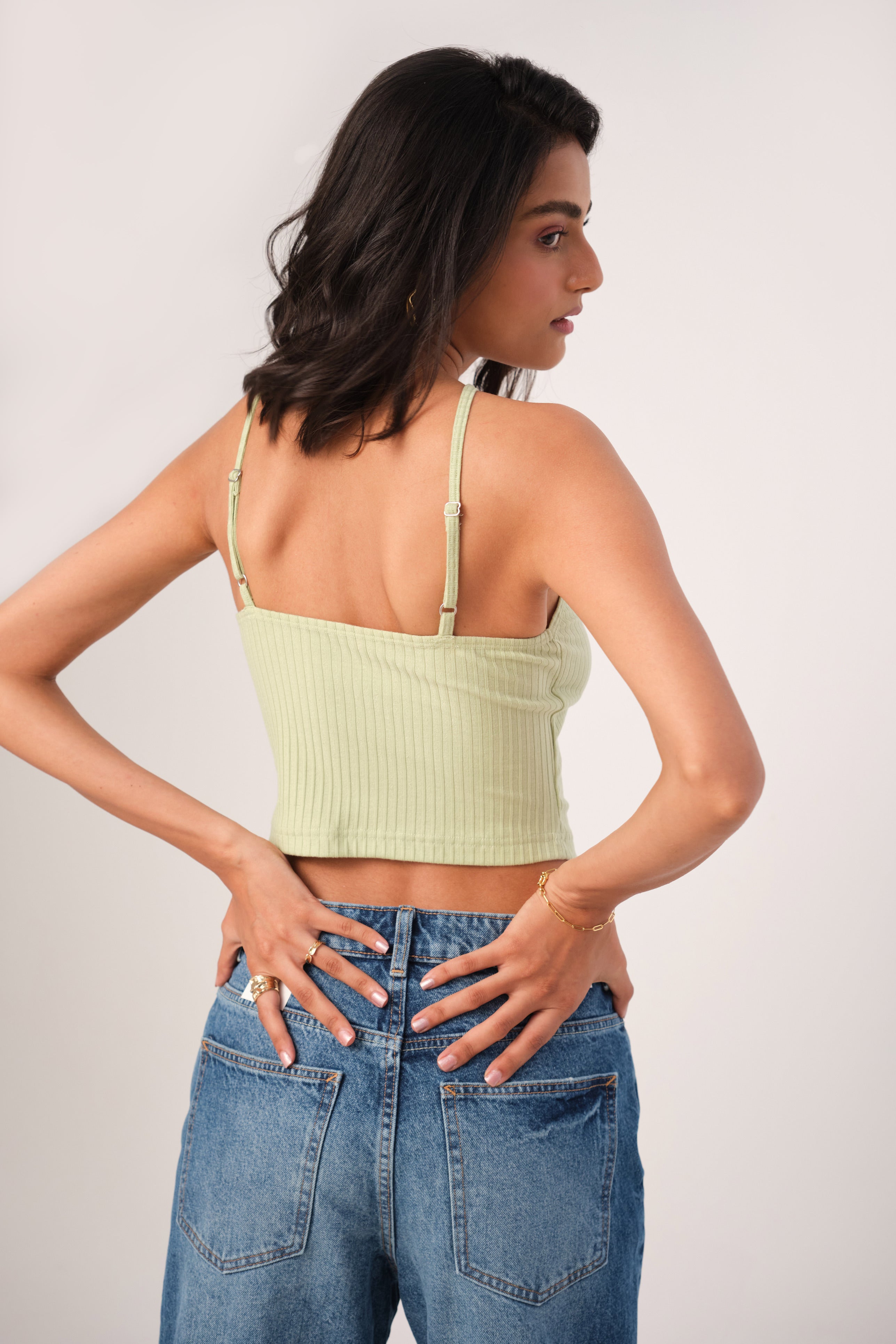 TOO GOOD TO SAY GOODBYE HALTER TOP
