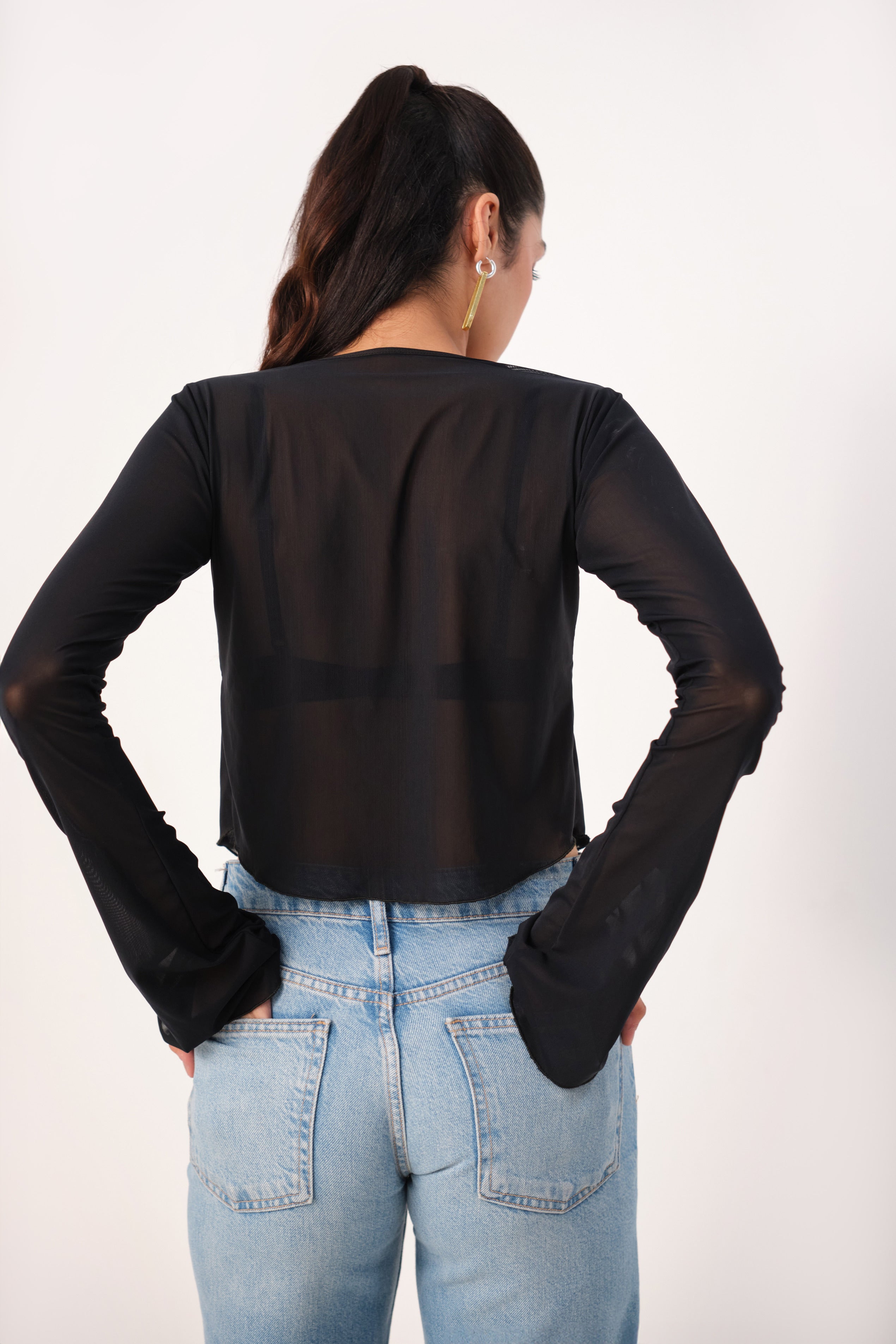 MAMMA MIA SHEER BLOUSE