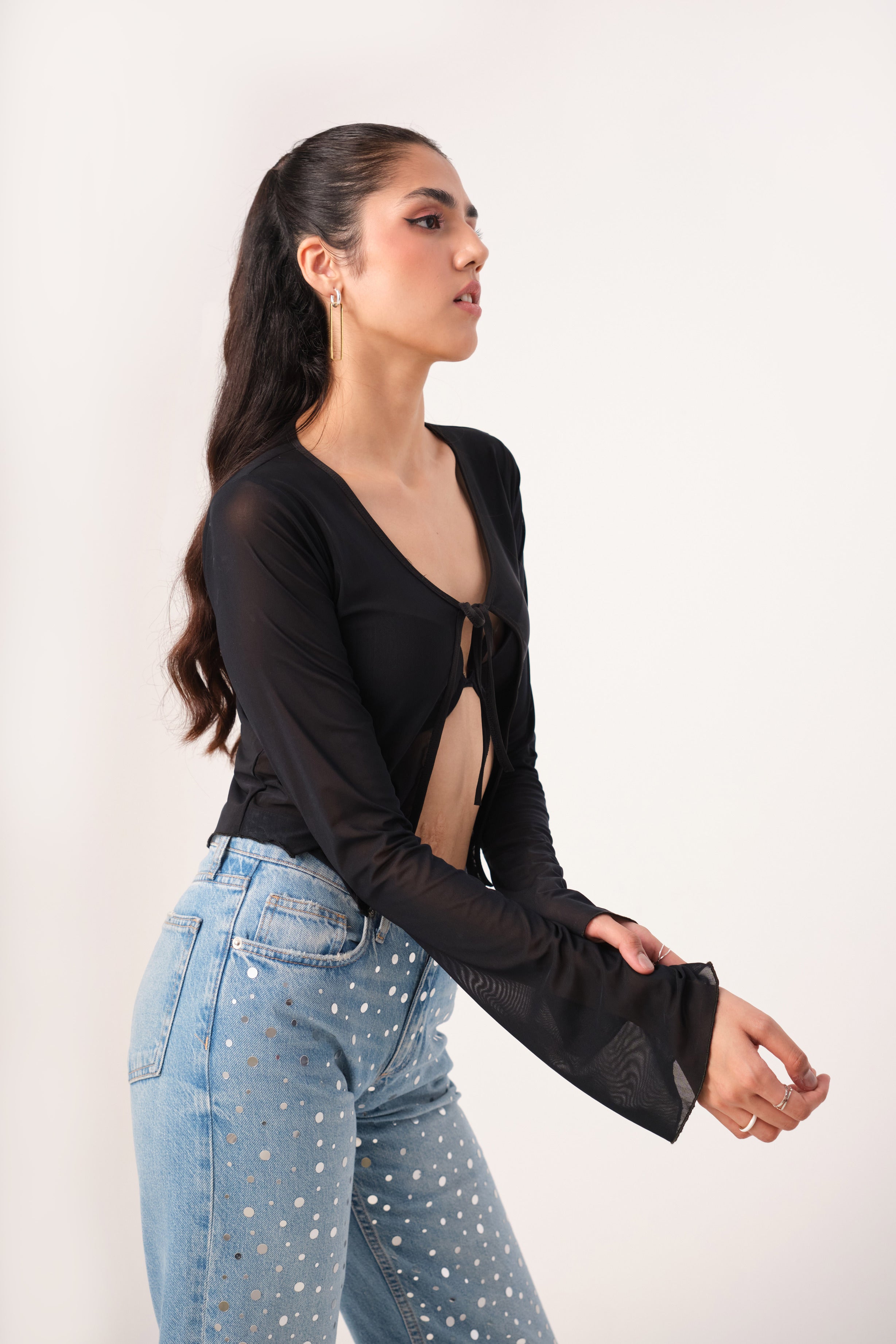 MAMMA MIA SHEER BLOUSE